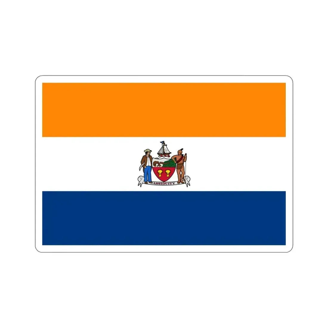 Flag of Albany New York USA STICKER Vinyl Die-Cut Decal 5 Inch - The Sticker Space