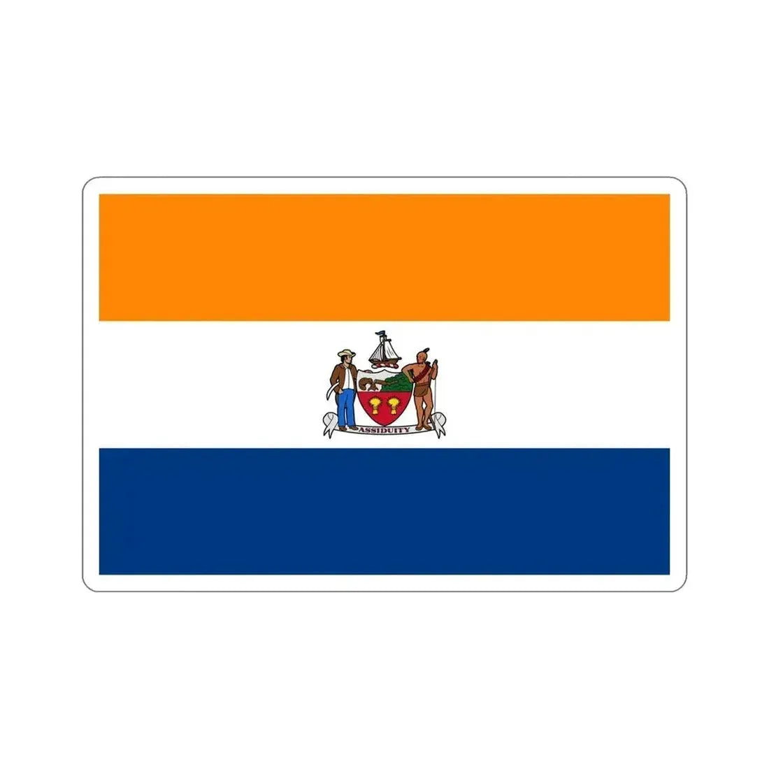 Flag of Albany New York USA STICKER Vinyl Die-Cut Decal 6 Inch - The Sticker Space