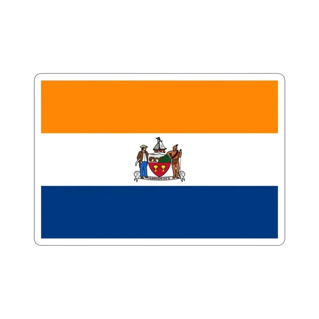 Flag of Albany New York USA STICKER Vinyl Die-Cut Decal - The Sticker Space