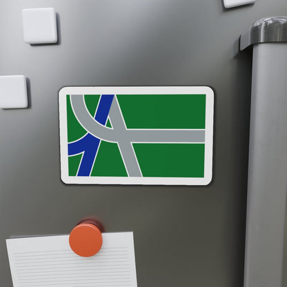 Flag of Albany Oregon - Die-Cut Magnet-The Sticker Space