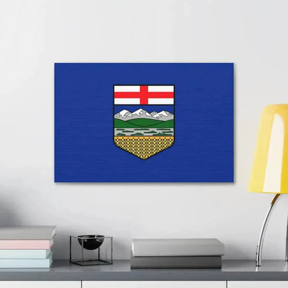 Flag of Alberta Canada - Canvas Wall Art - The Sticker Space