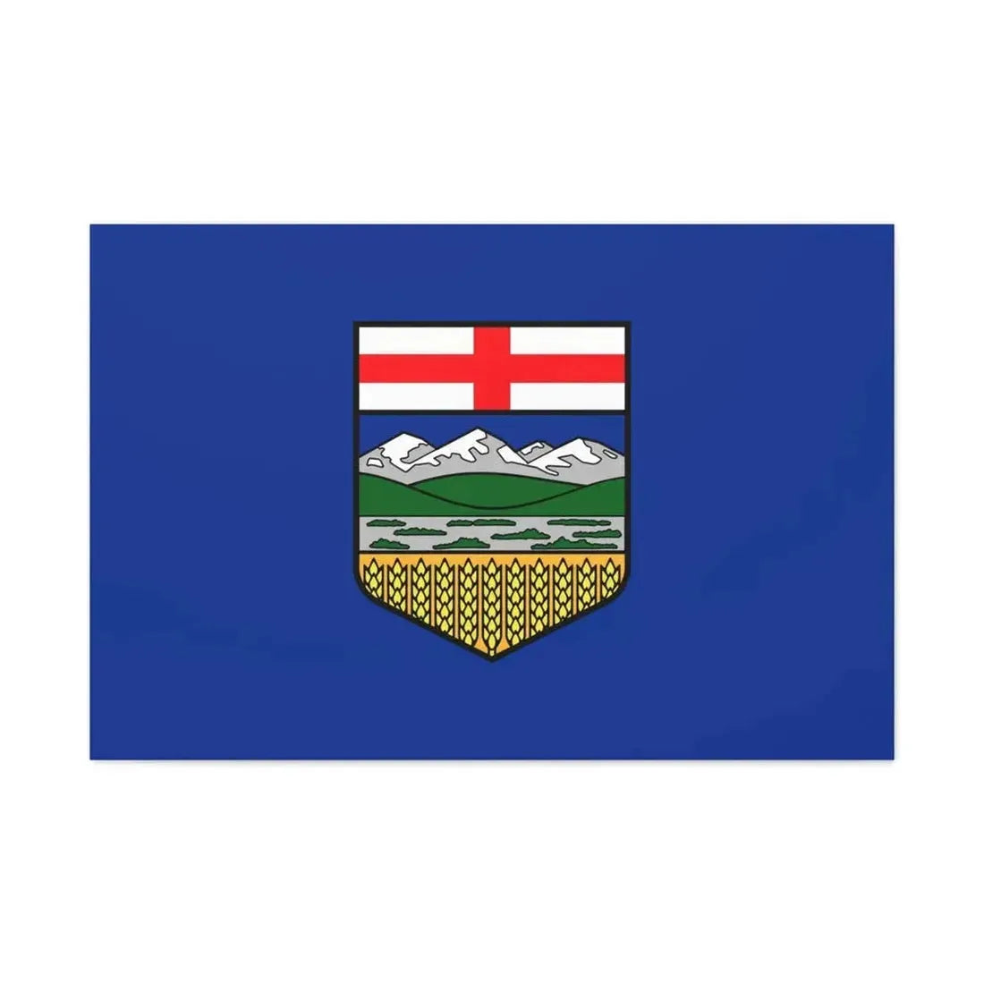 Flag of Alberta Canada - Canvas Wall Art - The Sticker Space