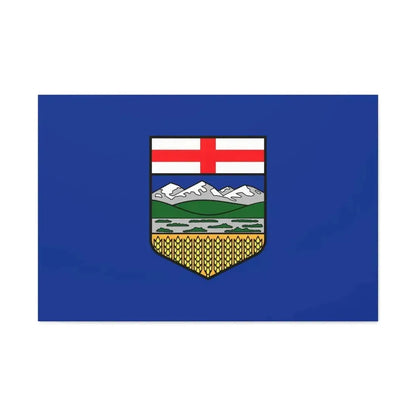 Flag of Alberta Canada - Canvas Wall Art - The Sticker Space