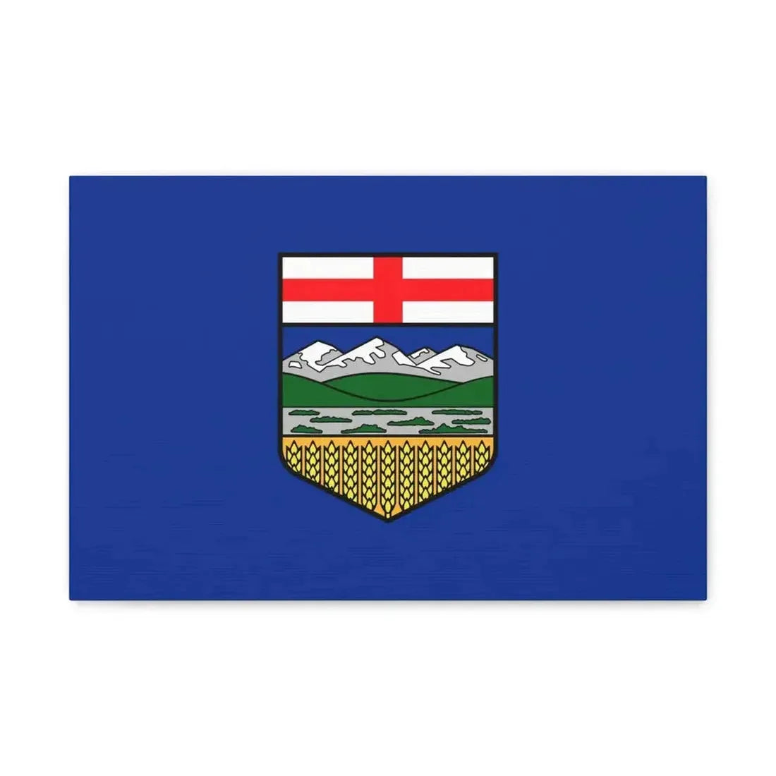 Flag of Alberta Canada - Canvas Wall Art - The Sticker Space