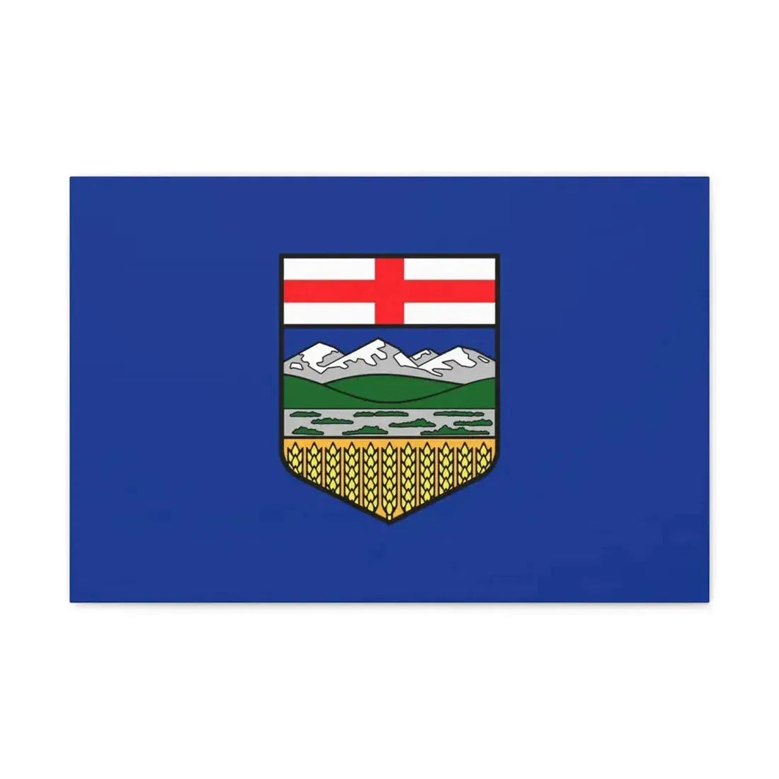 Flag of Alberta Canada - Canvas Wall Art - The Sticker Space