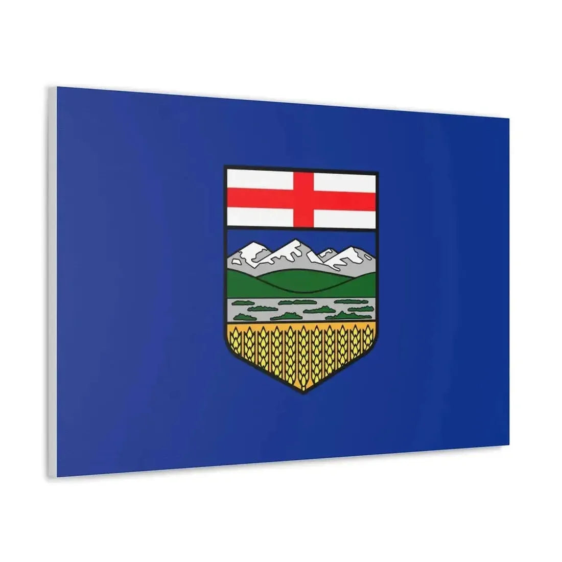 Flag of Alberta Canada - Canvas Wall Art - The Sticker Space