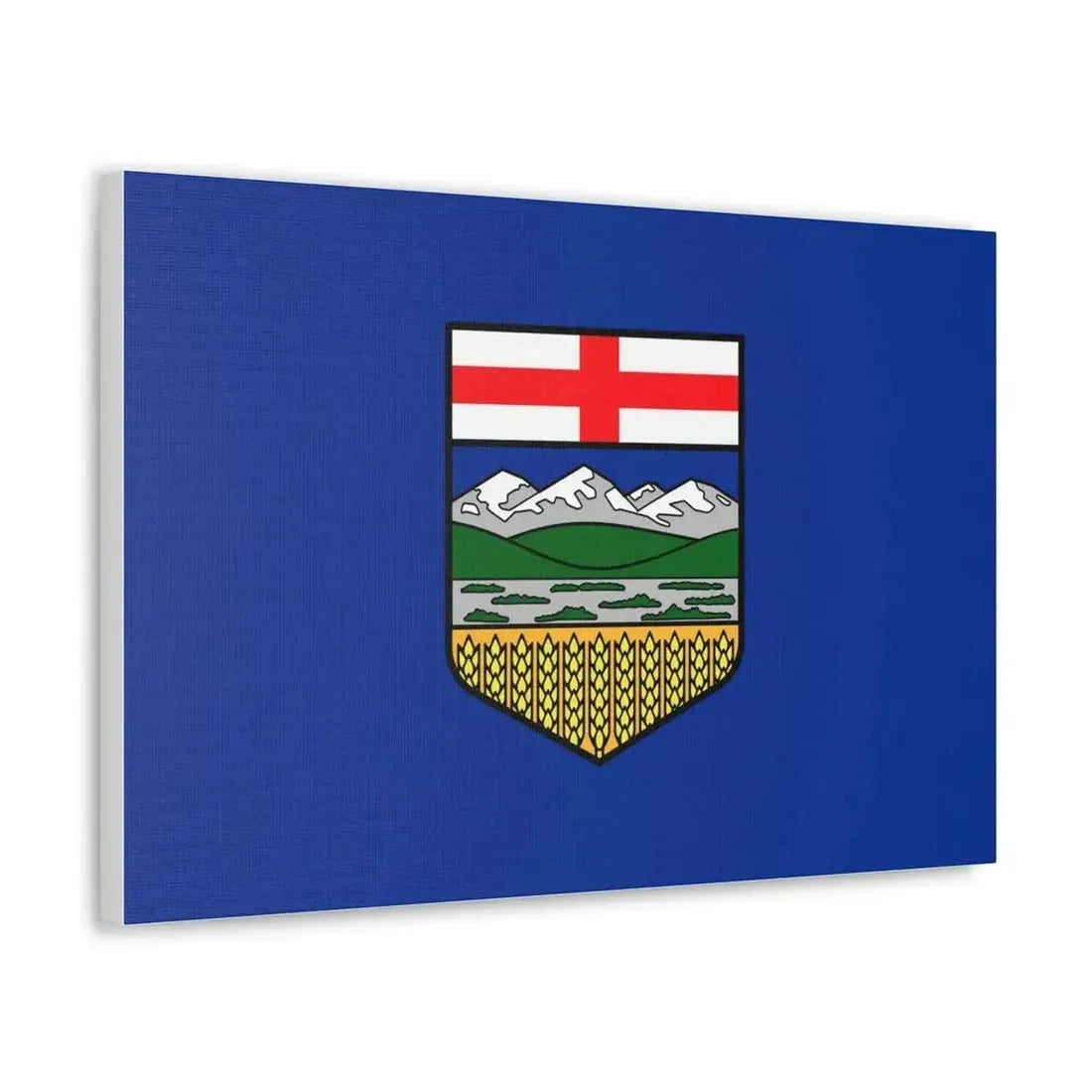Flag of Alberta Canada - Canvas Wall Art - The Sticker Space