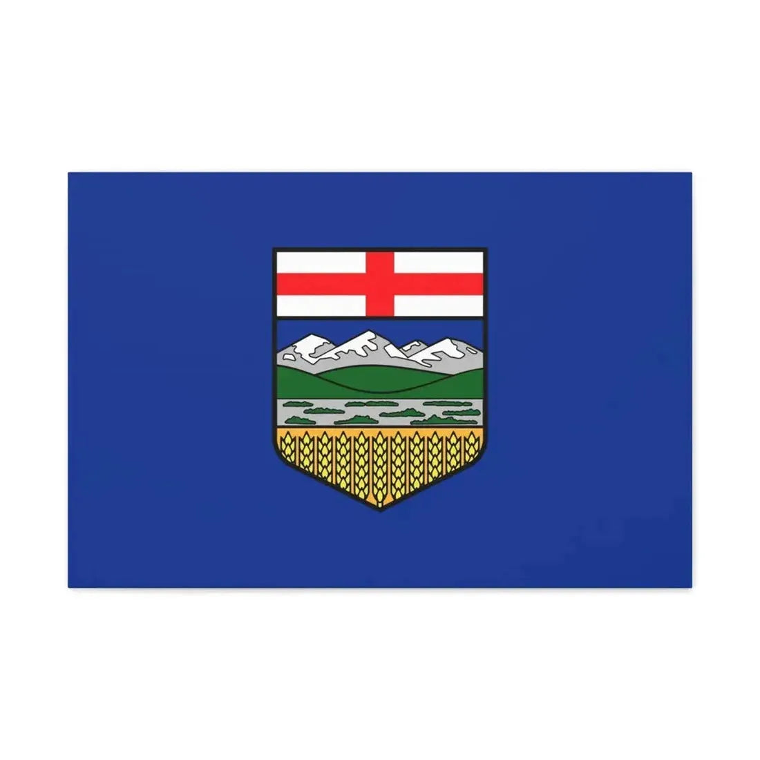 Flag of Alberta Canada - Canvas Wall Art - The Sticker Space