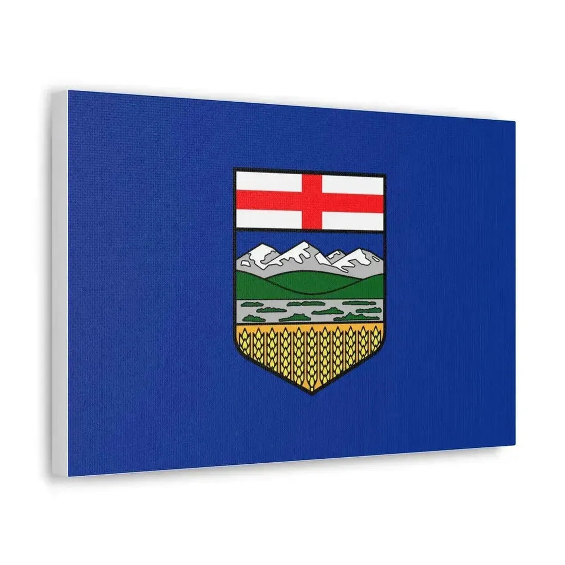 Flag of Alberta Canada - Canvas Wall Art - The Sticker Space