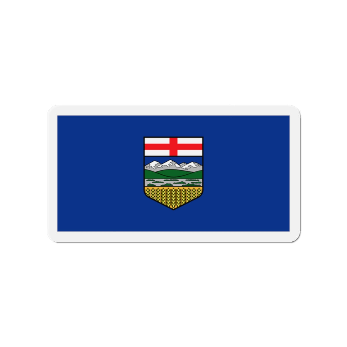 Flag of Alberta Canada - Die-Cut Magnet-2" x 2"-The Sticker Space