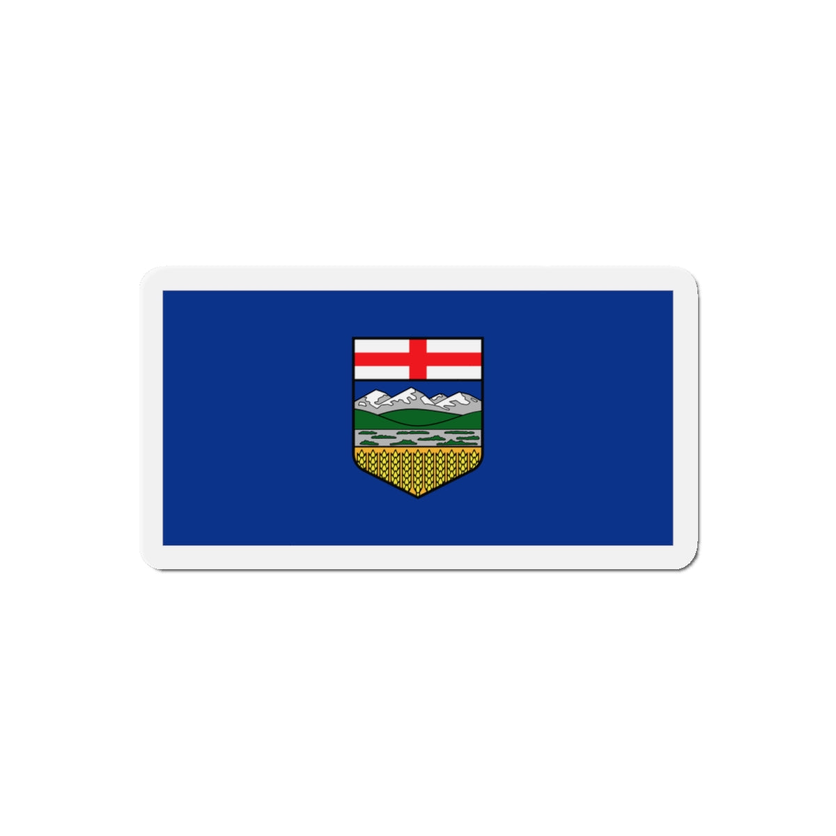 Flag of Alberta Canada - Die-Cut Magnet-5" x 5"-The Sticker Space