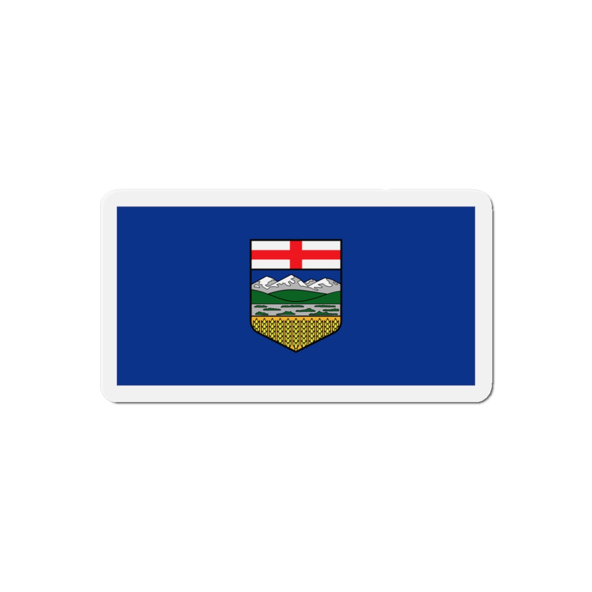 Flag of Alberta Canada - Die-Cut Magnet-6 × 6"-The Sticker Space