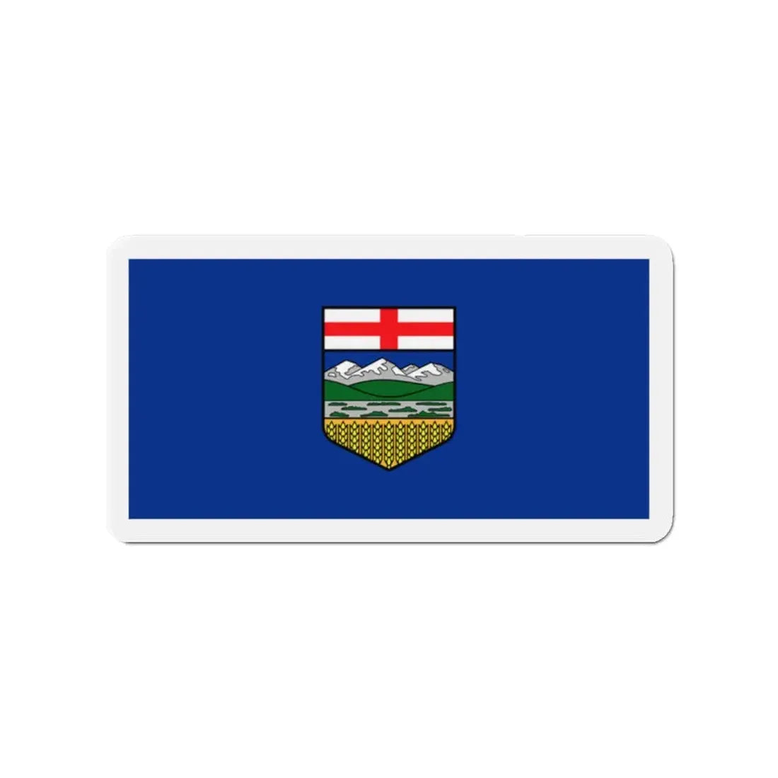 Flag of Alberta Canada - Refrigerator Magnet 2 Inch - The Sticker Space