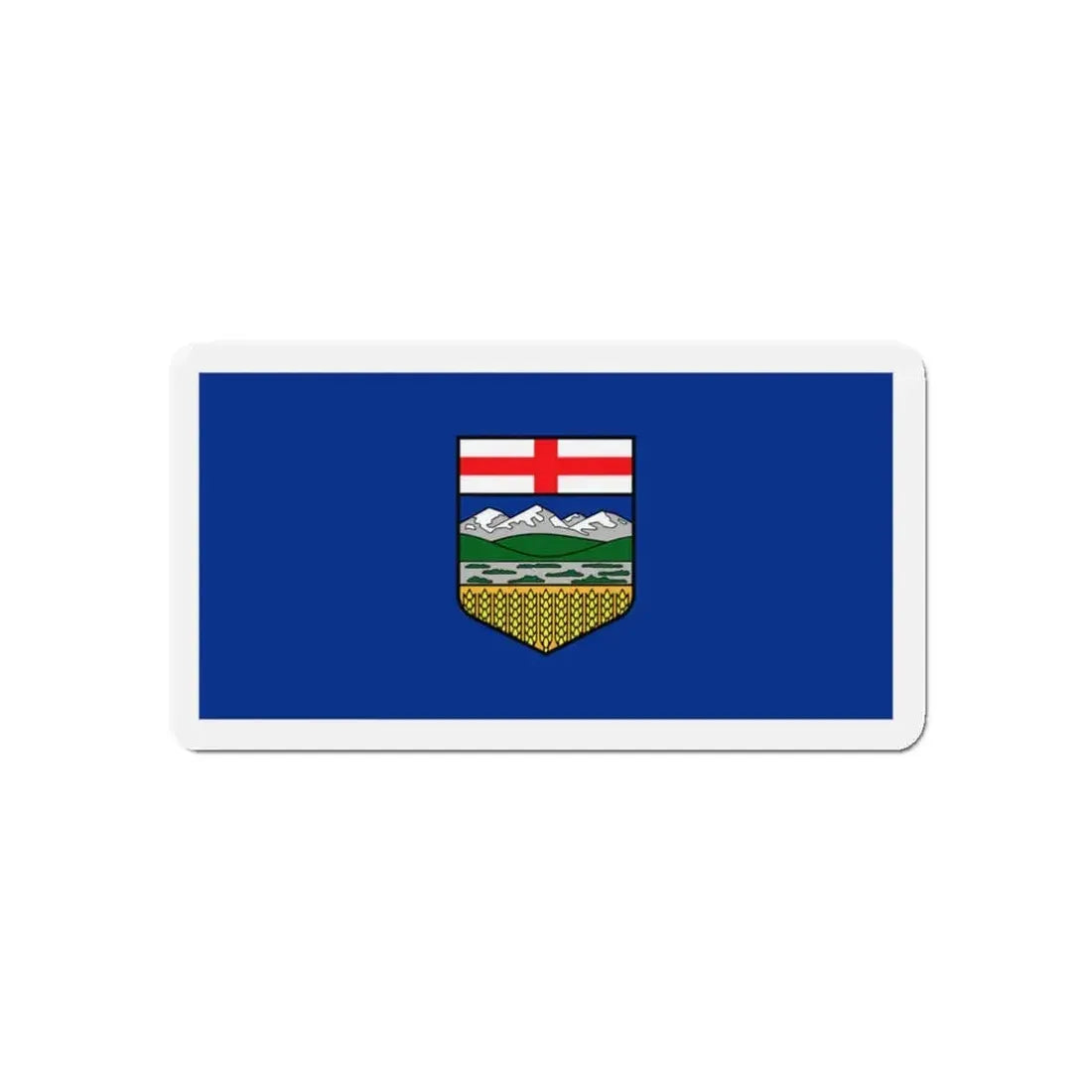 Flag of Alberta Canada - Refrigerator Magnet 3 Inch - The Sticker Space