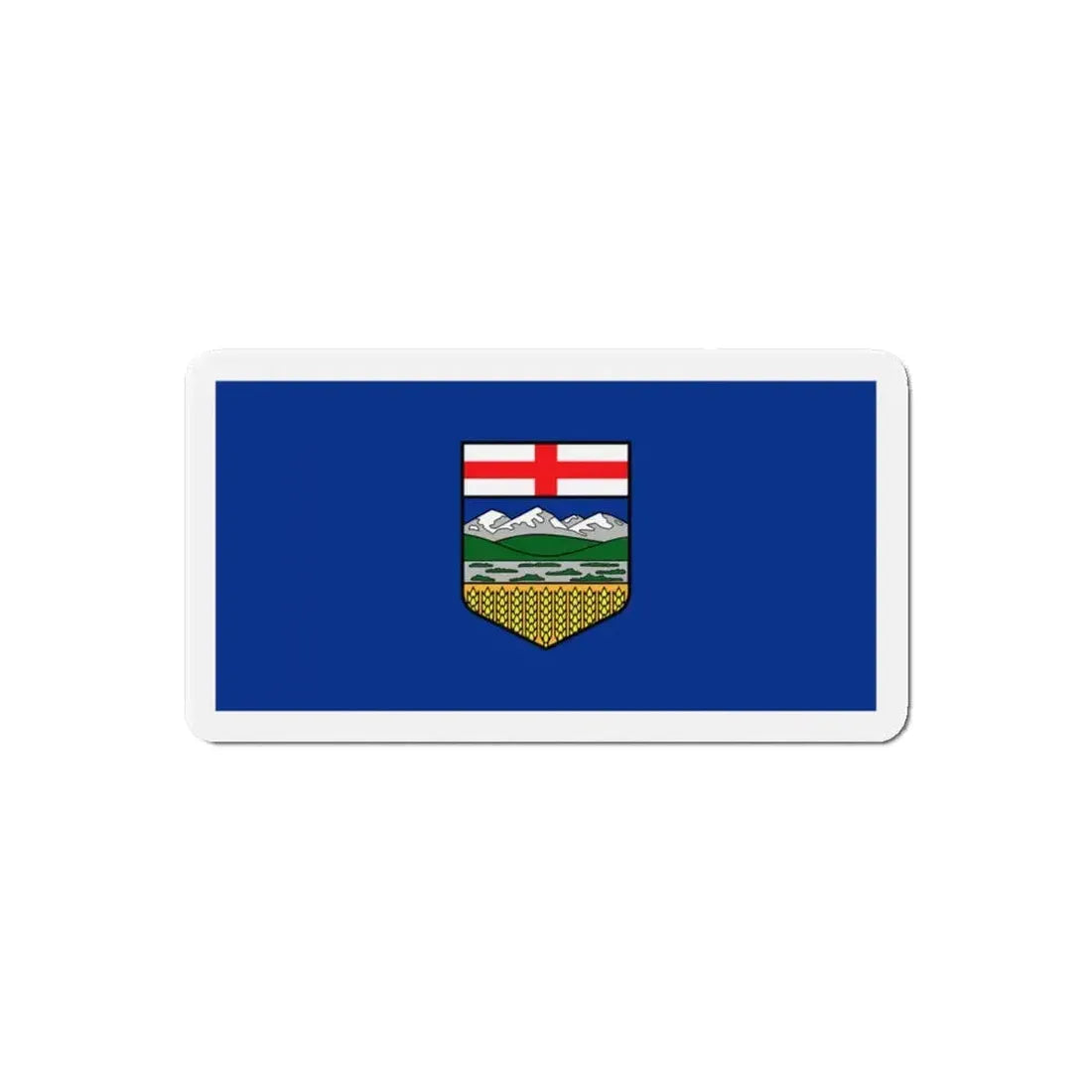 Flag of Alberta Canada - Refrigerator Magnet 6 Inch - The Sticker Space