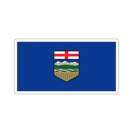 Flag of Alberta Canada STICKER Vinyl Die-Cut Decal 6 Inch - The Sticker Space