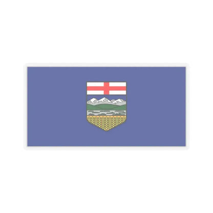 Flag of Alberta Canada - STICKER Vinyl Kiss-Cut Decal 2 Inch Transparent - The Sticker Space