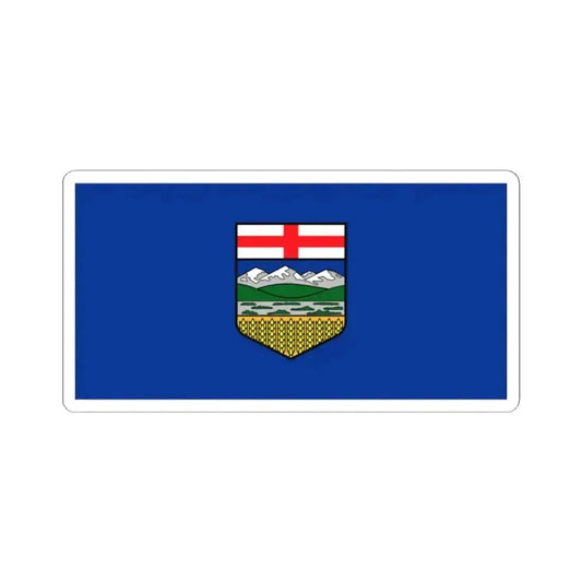 Flag of Alberta (Canada) STICKER Vinyl Kiss-Cut Decal 2 Inch White - The Sticker Space