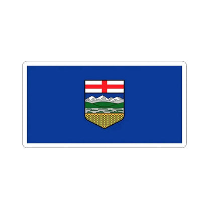 Flag of Alberta (Canada) STICKER Vinyl Kiss-Cut Decal 3 Inch White - The Sticker Space