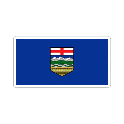 Flag of Alberta Canada - STICKER Vinyl Kiss-Cut Decal 3 Inch White - The Sticker Space