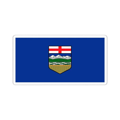Flag of Alberta Canada - STICKER Vinyl Kiss-Cut Decal 4 Inch White - The Sticker Space