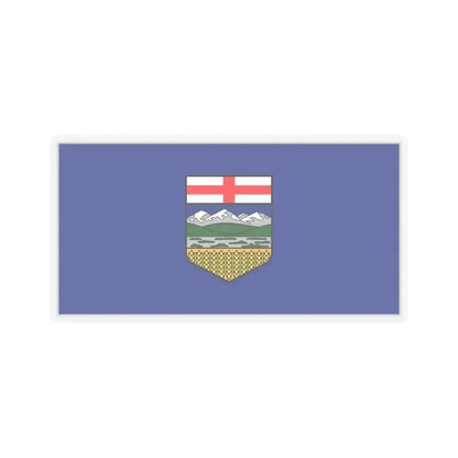 Flag of Alberta Canada - STICKER Vinyl Kiss-Cut Decal 6 Inch Transparent - The Sticker Space