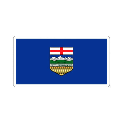 Flag of Alberta Canada - STICKER Vinyl Kiss-Cut Decal 6 Inch White - The Sticker Space