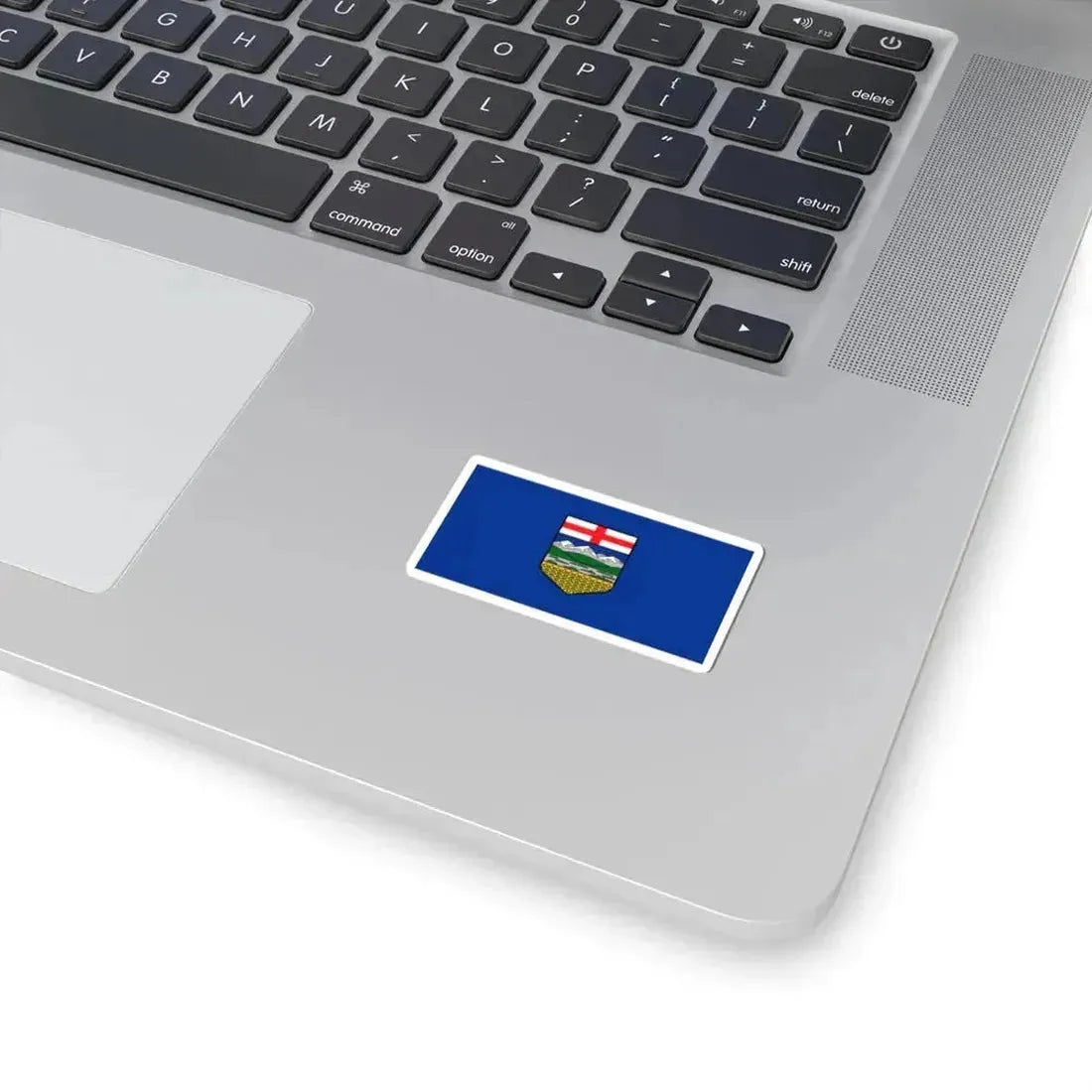 Flag of Alberta (Canada) STICKER Vinyl Kiss-Cut Decal - The Sticker Space