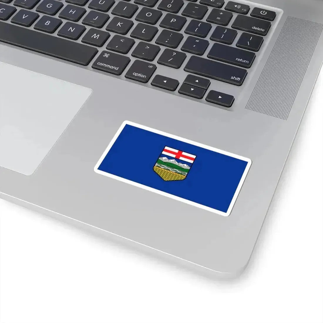 Flag of Alberta (Canada) STICKER Vinyl Kiss-Cut Decal - The Sticker Space