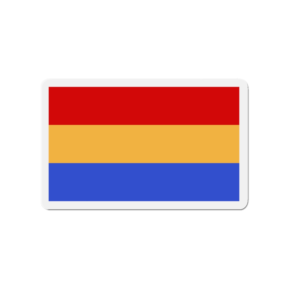 Flag of Aleksandrów Łódzki Poland - Die-Cut Magnet-3" x 3"-The Sticker Space