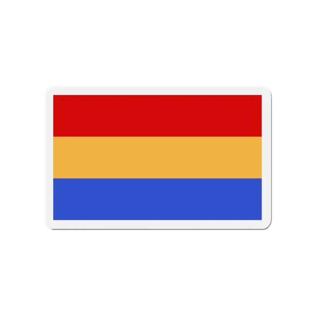 Flag of Aleksandrów Łódzki Poland - Refrigerator Magnet 3 Inch - The Sticker Space
