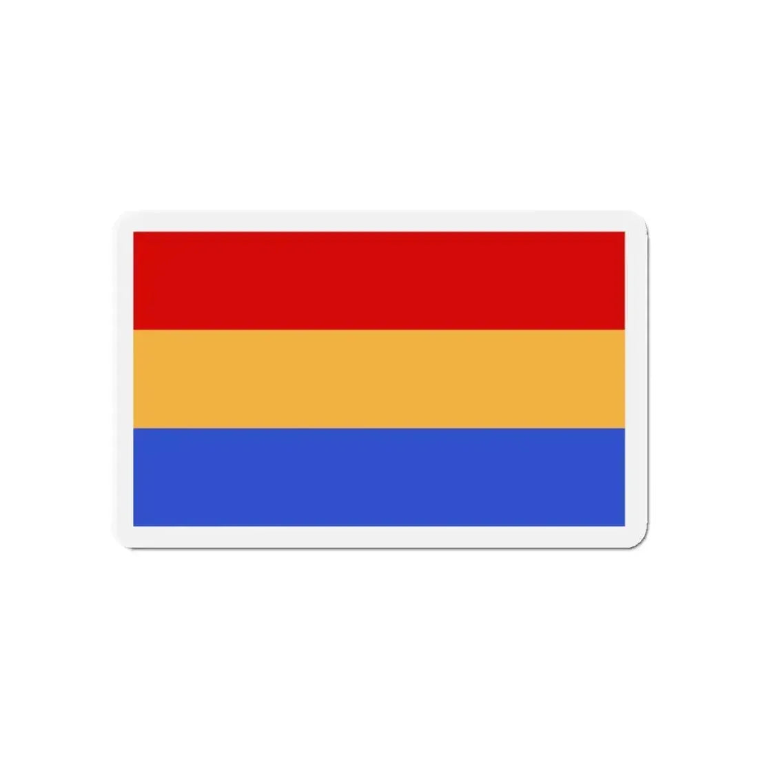 Flag of Aleksandrów Łódzki Poland - Refrigerator Magnet 4 Inch - The Sticker Space