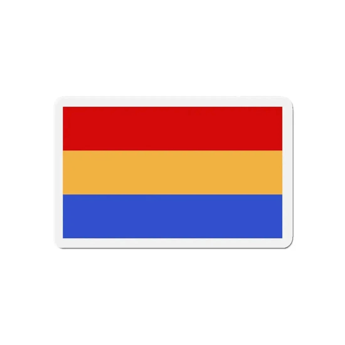 Flag of Aleksandrów Łódzki Poland - Refrigerator Magnet 5 Inch - The Sticker Space