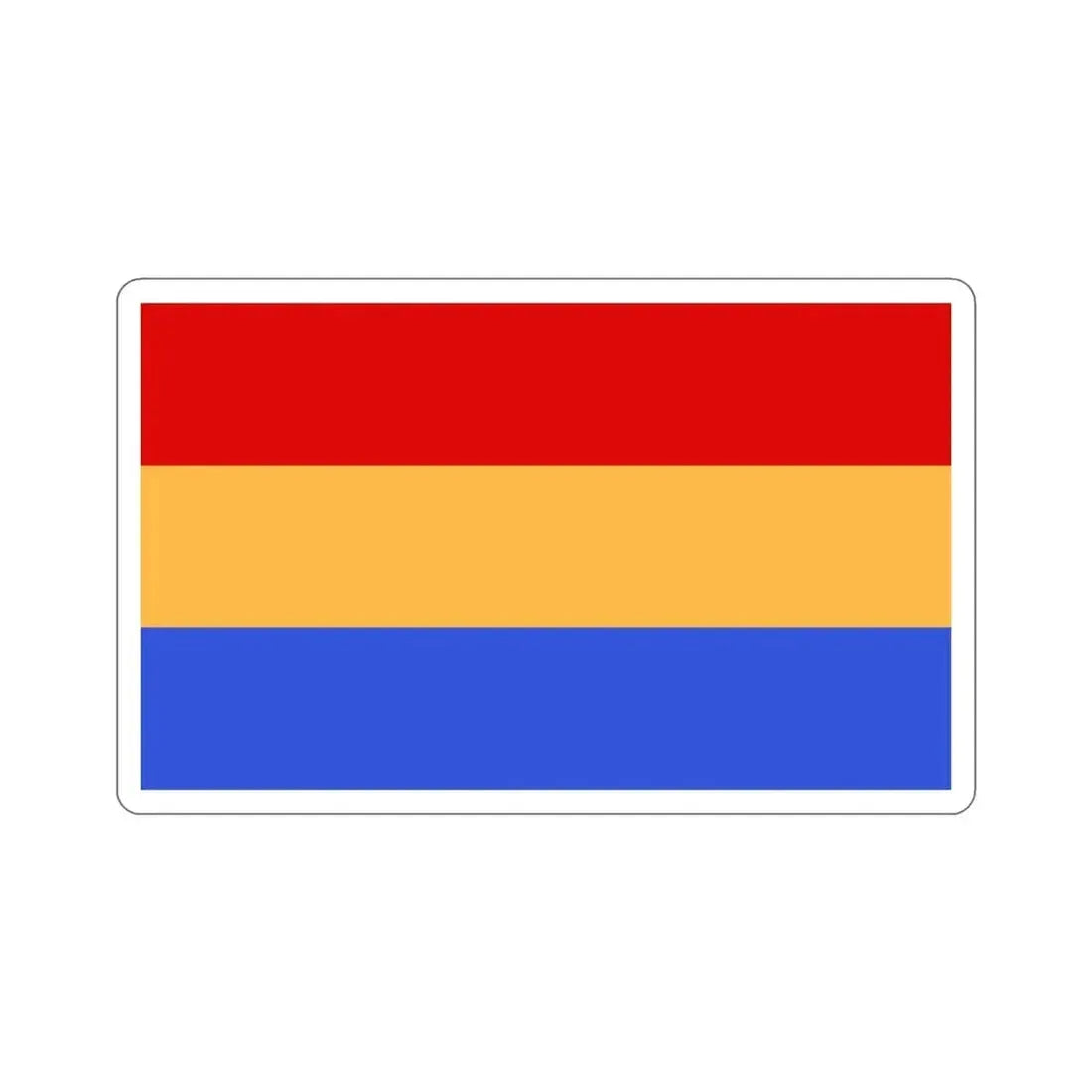 Flag of Aleksandrów Łódzki Poland STICKER Vinyl Die-Cut Decal 3 Inch - The Sticker Space