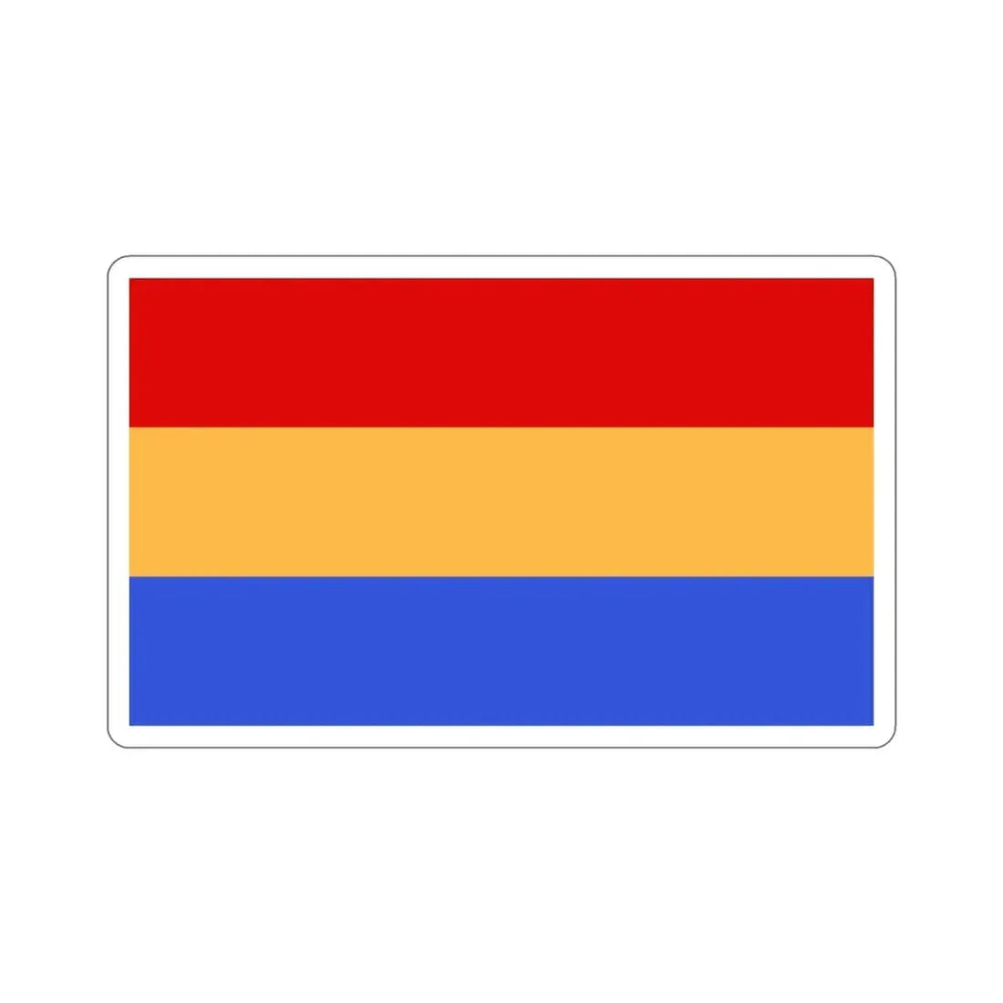 Flag of Aleksandrów Łódzki Poland STICKER Vinyl Die-Cut Decal 3 Inch - The Sticker Space