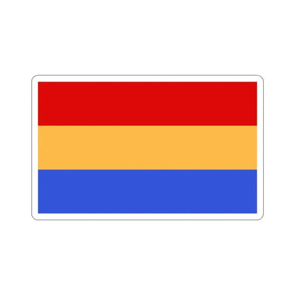 Flag of Aleksandrów Łódzki Poland STICKER Vinyl Die-Cut Decal 3 Inch - The Sticker Space