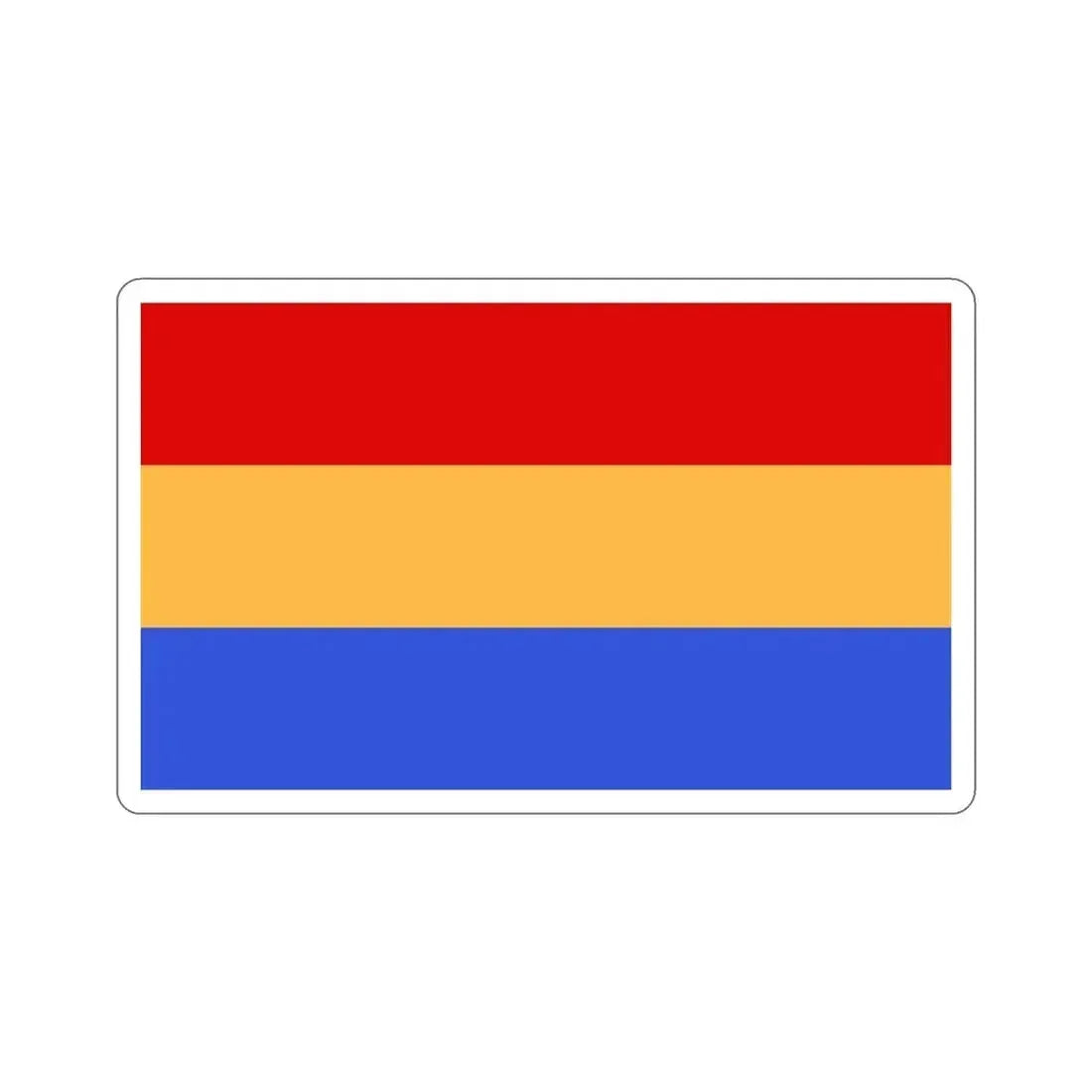 Flag of Aleksandrów Łódzki Poland STICKER Vinyl Die-Cut Decal 4 Inch - The Sticker Space