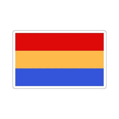 Flag of Aleksandrów Łódzki Poland STICKER Vinyl Die-Cut Decal 4 Inch - The Sticker Space