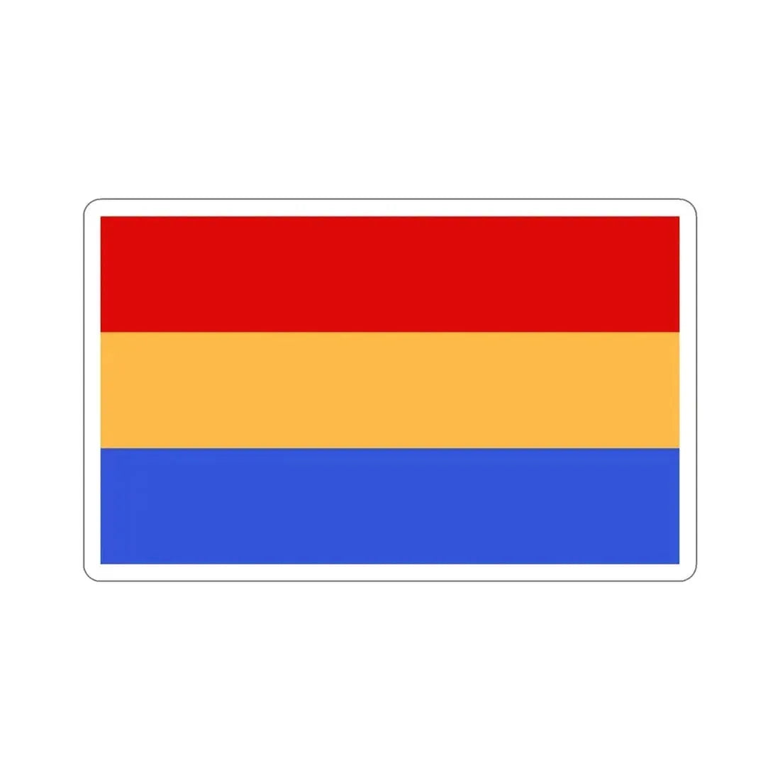 Flag of Aleksandrów Łódzki Poland STICKER Vinyl Die-Cut Decal 5 Inch - The Sticker Space