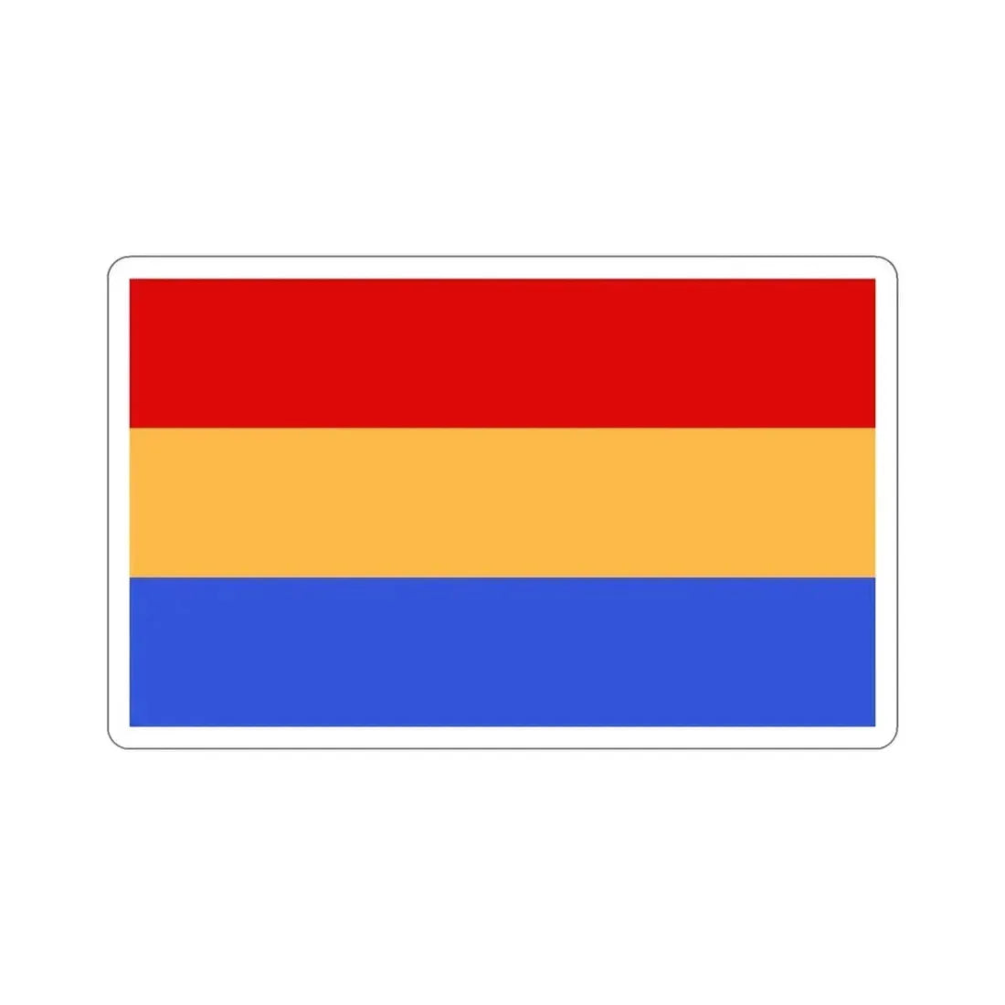 Flag of Aleksandrów Łódzki Poland STICKER Vinyl Die-Cut Decal - The Sticker Space