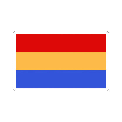 Flag of Aleksandrów Łódzki Poland STICKER Vinyl Die-Cut Decal - The Sticker Space