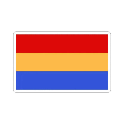 Flag of Aleksandrów Łódzki Poland STICKER Vinyl Die-Cut Decal - The Sticker Space