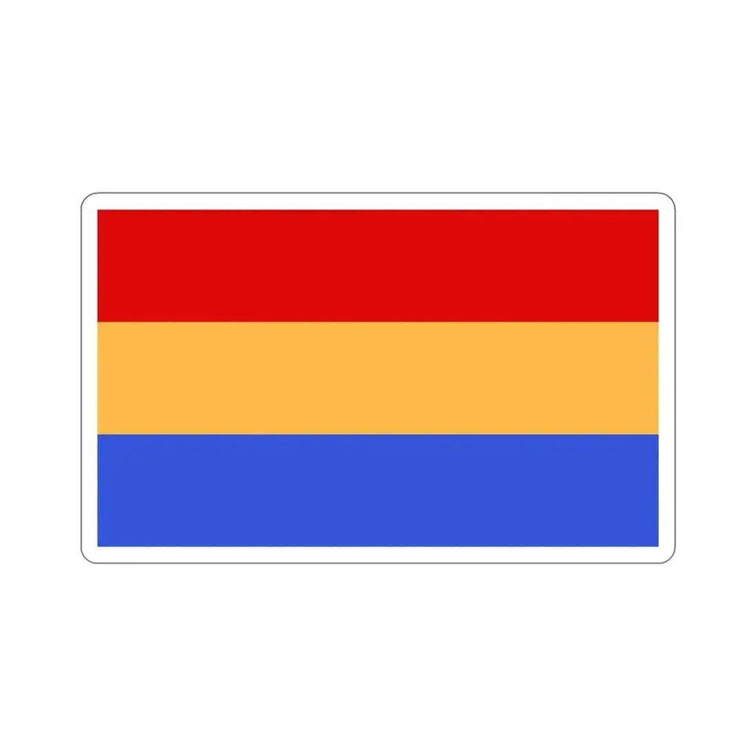 Flag of Aleksandrów Łódzki Poland STICKER Vinyl Die-Cut Decal - The Sticker Space