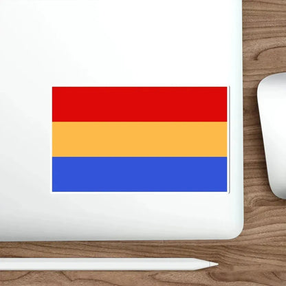 Flag of Aleksandrów Łódzki Poland STICKER Vinyl Die-Cut Decal - The Sticker Space