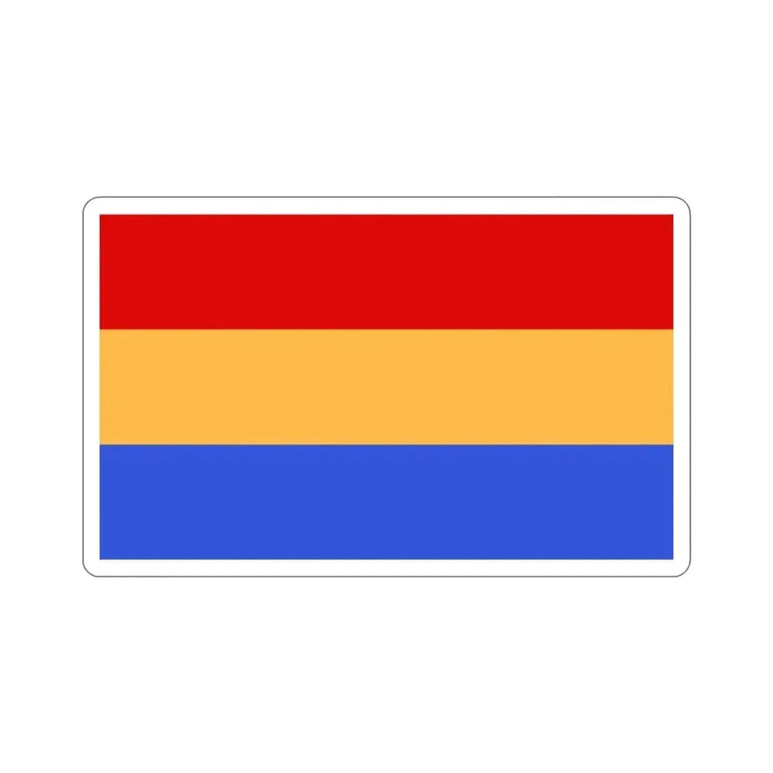 Flag of Aleksandrów Łódzki Poland STICKER Vinyl Die-Cut Decal - The Sticker Space