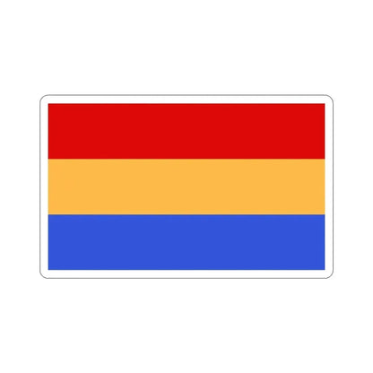 Flag of Aleksandrów Łódzki Poland STICKER Vinyl Die-Cut Decal - The Sticker Space