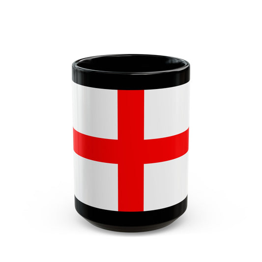 Flag of Alessandria Italy - Black Coffee Mug-15oz-The Sticker Space