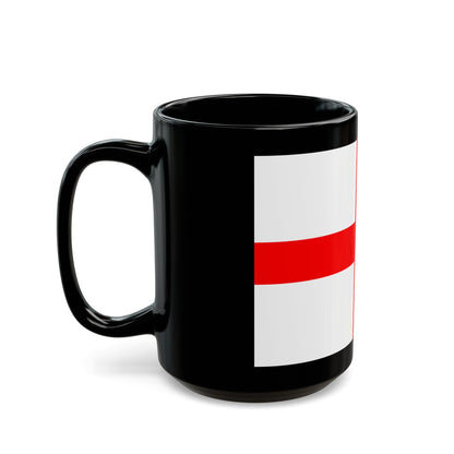 Flag of Alessandria Italy - Black Coffee Mug-The Sticker Space