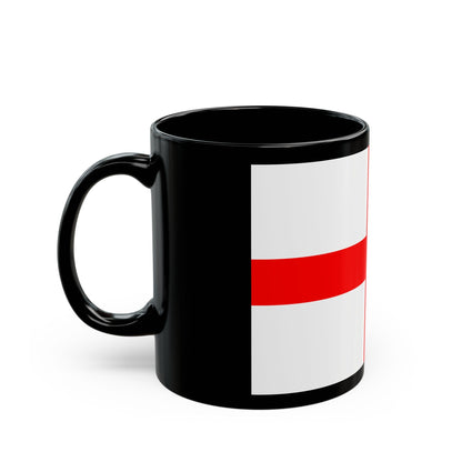 Flag of Alessandria Italy - Black Coffee Mug-The Sticker Space