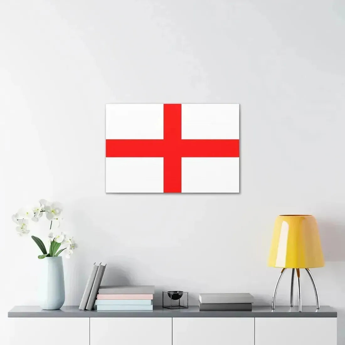 Flag of Alessandria Italy - Canvas Wall Art - The Sticker Space